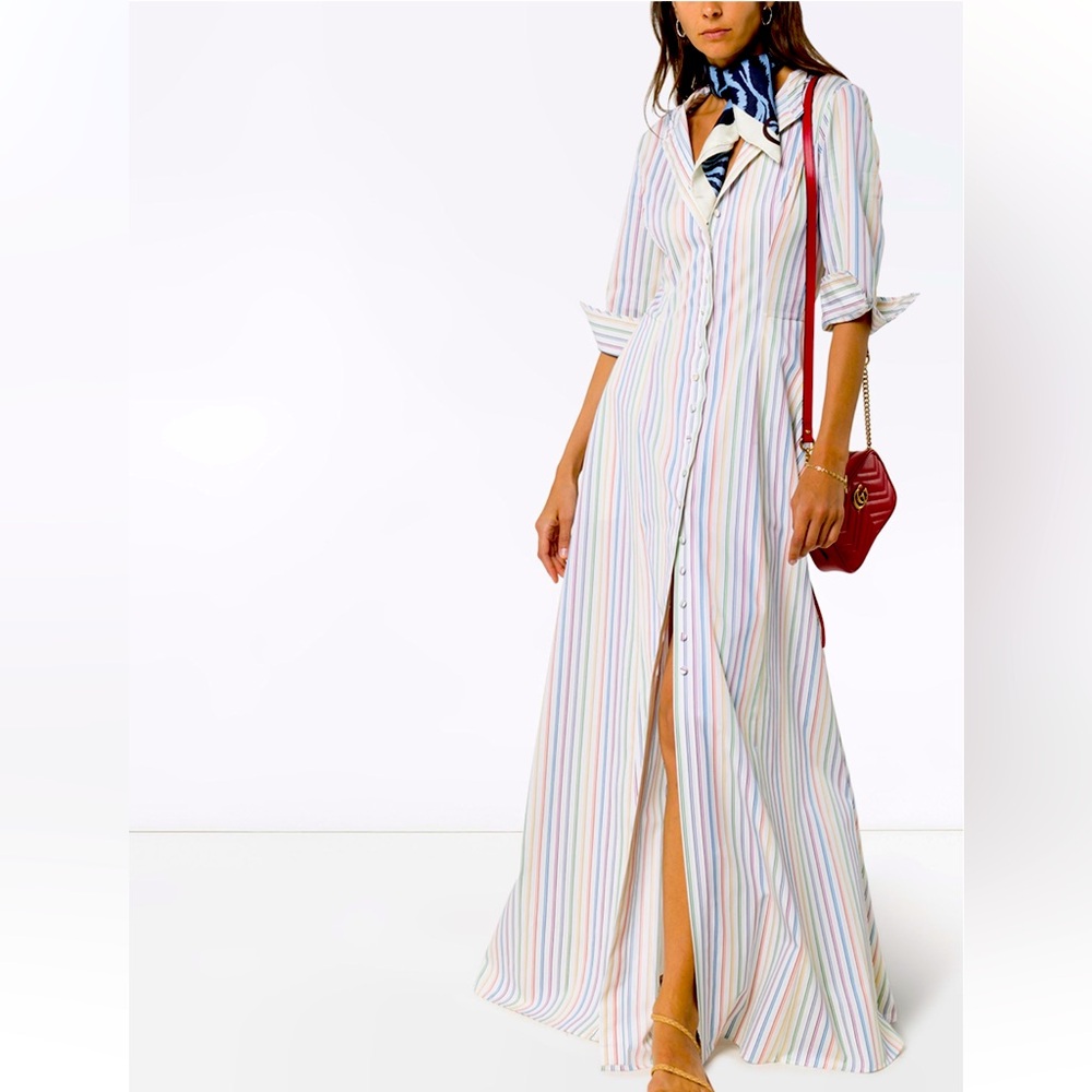 Evi Grintela Amaryllis Stripped Maxi Dress, New with the tag